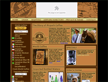Tablet Screenshot of airparkcoffee.com